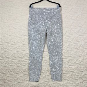 Spanx Leggings Pants Speckle Patterned Tummy Control Sz XL